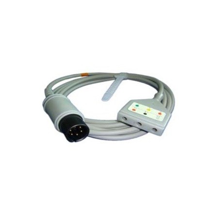 Cable Troncal ECG, 3 derivadas