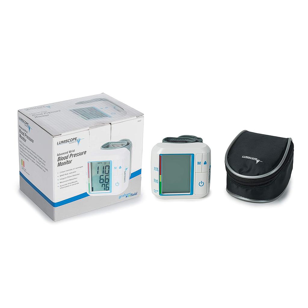 Monitor de Presión Arterial Digital Automático de muñeca lumiscope